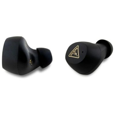 6. Guess Bluetooth headphones GUTWSPGTSPSK TWS + docking station black/black Grained Classic Logo