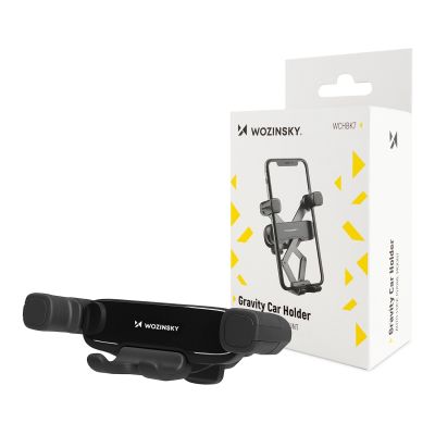 7. Wozinsky Gravity Car Phone Holder Black (WCHBK7)