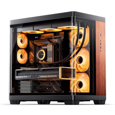 28. Jonsbo TK-4 Wood Tower Black, Wood