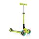 14. 3-wheel scooter Globber Foldable Lights Lime Green Jr 437-106