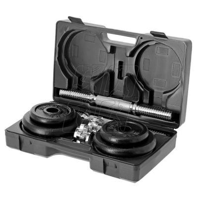 9. Dumbbells in a case HMS ST20 2 x 10kg 17-59-101