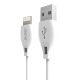 Dudao USB / Lightning cable 2.4A 1m white (L4L 1m white)