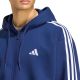 4. Men's adidas Essentials 3-Stripes Fleece Full-Zip Hoodie Navy Blue KY4144