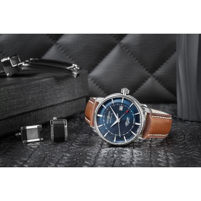 5. Men's Watch ZEPPELIN Atlantic Timezone 8442-3 + BOX