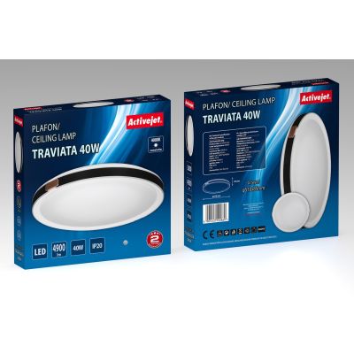 5. Activejet AJE-TRAVIATA 40W LED ceiling lamp