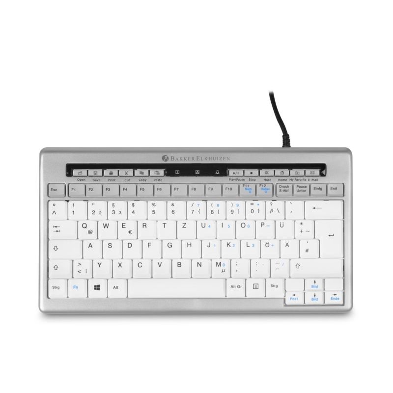 BakkerElkhuizen S-board 840 Design Tastatur keyboard (QWERTZ) compact/USB