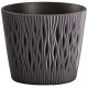 5. SANDY ROUND POT DIAMETER 22 CM ANTHRACITE