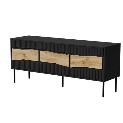 2. INSERTO 3D TV cabinet 143.5x40x61.5 black + LED