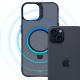 9. 3mk Smoke Case Mag&Stand for Apple iPhone 15 plus - black