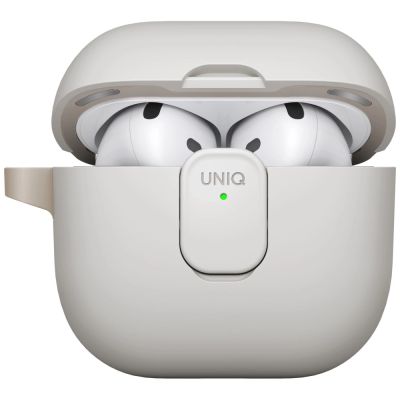 3. Uniq Clyde Lock Case for AirPods 4 - Beige