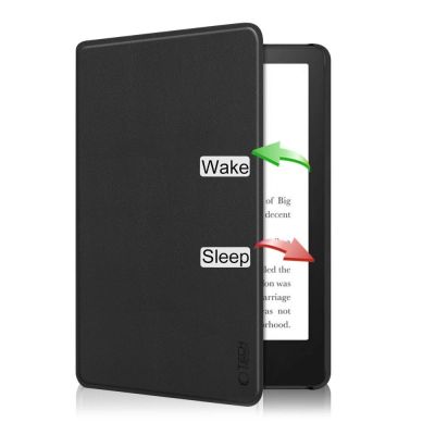 2. Tech-Protect SmartCase for Kindle Paperwhite VI / 6 / Signature Edition - Black