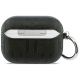 2. Karl Lagerfeld Monogram Karl & Choupette Head Case for AirPods Pro 3 - Black