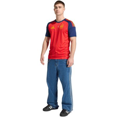 7. adidas Spain 26 Home Jersey red JN4390