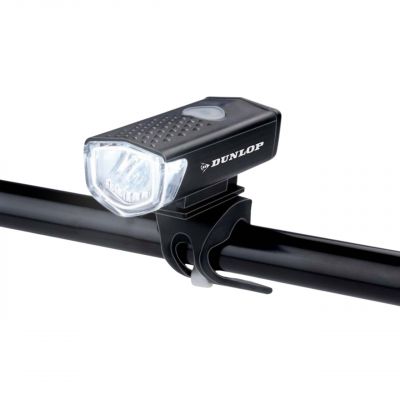 5. Dunlop LED Bike Light Set, USB Charging, Rear+Front 473758