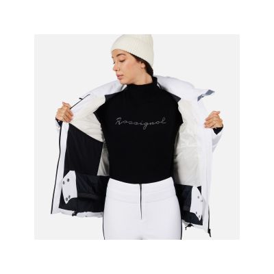 5. Women’s ROSSIGNOL W CIASTEL DOWN MIX JKT ski jacket, white