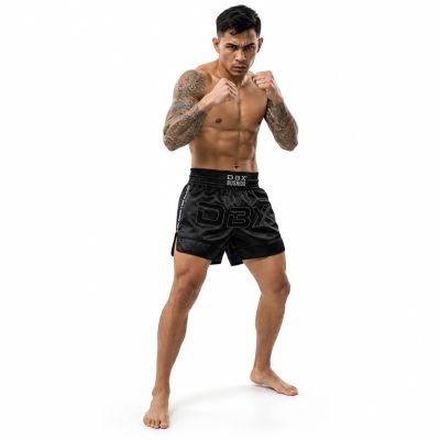 2. Black Men’s Muay Thai Shorts V1 COMBATWEAR | DBX Bushido