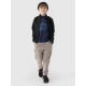 Regular fleece with stand-up collar for boys 4F Junior 4FJWMM00TFLEM245-20S