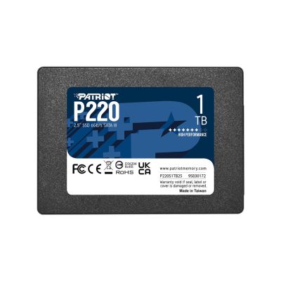 2. SSD PATRIOT P220 1TB SATA 2.5"
