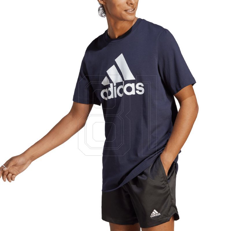 3. adidas Essentials Single Jersey 3-Stripes Tee M IC9348