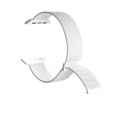 2. Puro Sport Nylon Strap for Apple Watch 38 / 40 / 41 mm - White