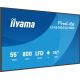 iiyama LH5566UHSB-B1AG signage display Flat panel Digital Signage 139.7 cm (55") LCD Wi-Fi 800 cd/m2 4K Ultra HD Black Built-in processor Android 24/7