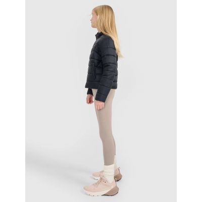3. Girls' down jacket with synthetic filling 4F 4FJWSS25TDJAF515-20S