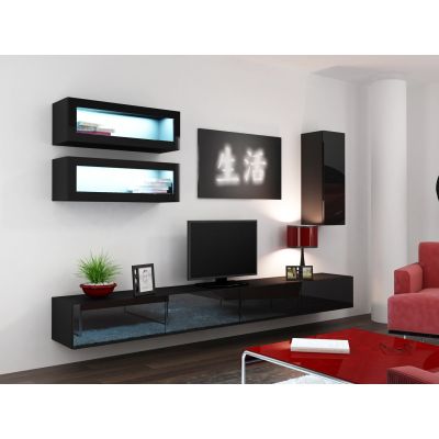 7. VIGO '90' display cabinet full 90/35/32 black/black combination
