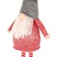 4. DECORATIVE GNOME ON TELESCOPIC LEGS 64-79CM RED