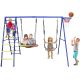 2. Frame swing stork's nest + swing + ladders + basket 271x180x185cm