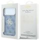 8. Guess 4G & Big Strass Logo Case for iPhone 18 Pro / 17 Pro - Blue