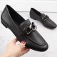19. Comfortable leather shoes with a chain Remonte W RKR645, black