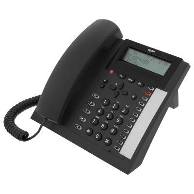 2. Tiptel 1020 Analog Phone Black