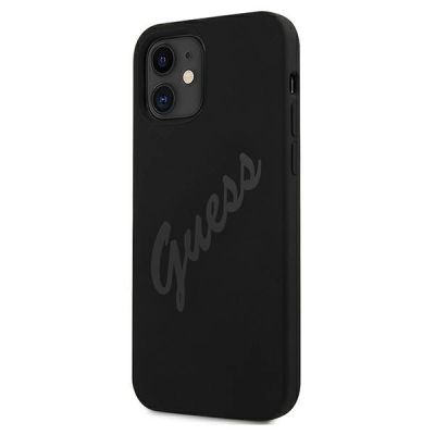 2. Guess GUHCP12SLSVSBK iPhone 12 mini 5.4" black/black hardcase Script Vintage