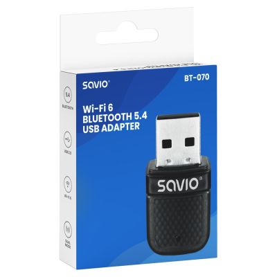 3. SAVIO USB WIFI BLUETOOTH 5.4 ADAPTER BT-070