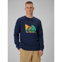 Longsleeve with print for men 4F 4FRAW25TLONM618-31S