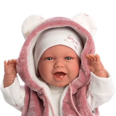 2. Llorens LL-74070 baby doll, laughing, Mimi 42cm