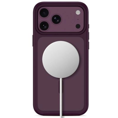 3. Tech-Protect Magmat Magsafe CC Case for iPhone 18 Pro Max / 17 Pro Max - Burgundy Matte
