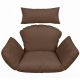 4. COCOON HANGING CHAIR 105x195CM DARK BROWN