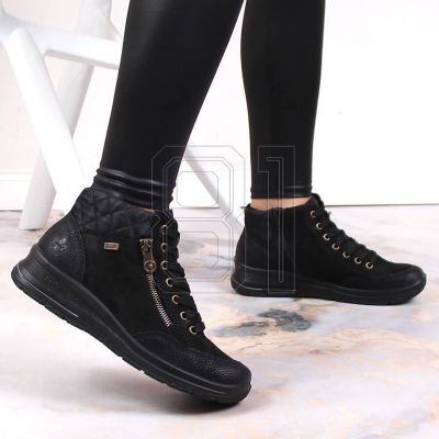 19. Rieker W RKR567 waterproof leather insulated boots