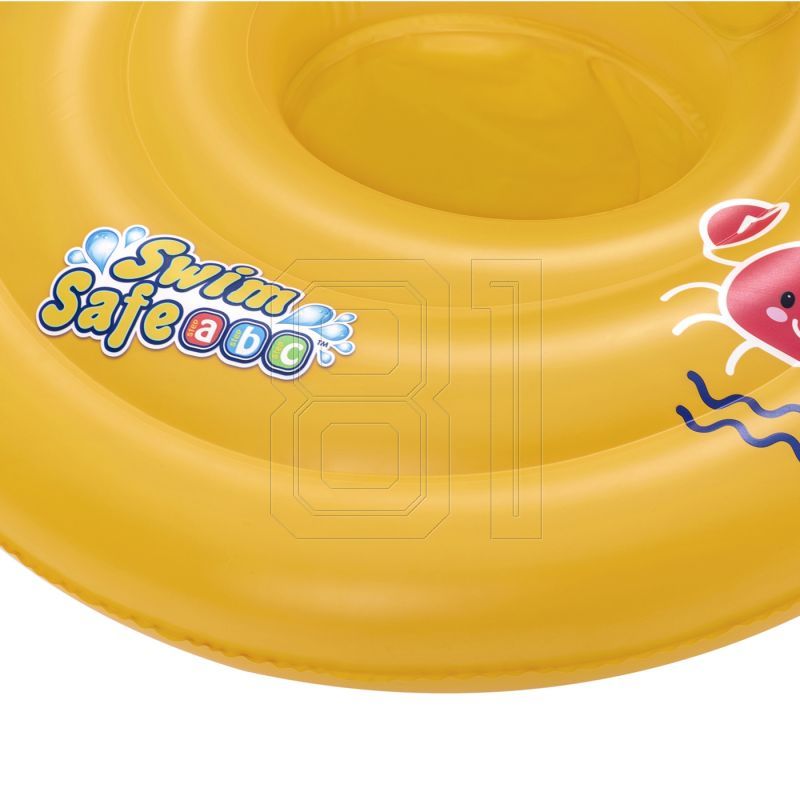 3. Bestway 32096 Swim Safe Wondersplash Round 3-Ring Baby Boat 92800497001
