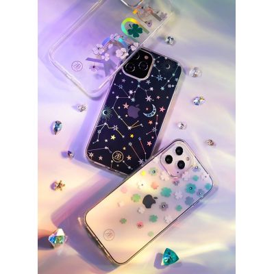11. Kingxbar Lucky Series case decorated with original Swarovski crystals iPhone 12 mini transparent (Luck)