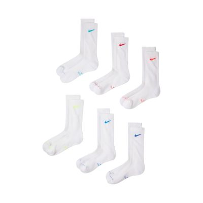 Nike Everyday Elevated Socks 6 Pairs White HQ8021 906 38-42.5