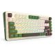 6. REDRAGON K681CGC-RGB-PRO Cyrus Keyboard USB + RF Wireless + Bluetooth White, Green