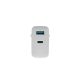 3. NATEC CHARGER RIBERA GAN 1X USB-A + 1X USB-C 65W WHITE NUC-2144