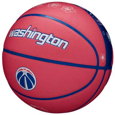 2. Wilson NBA Team City Collector Basketball Washington Wizards Ball WZ4016430ID