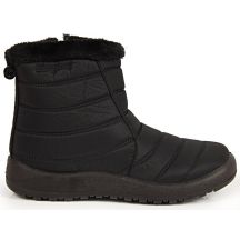 Waterproof snow boots with a zipper NEWS W EVE181A black