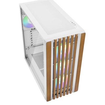 9. Sharkoon Rebel C70G RGB ATX Case 1xGlass White