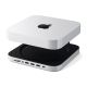 2. Satechi Stand & Hub - stand and hub for Mac Mini/Studio (USB-C 3.2, USB-A 3.2, 2x USB-A 3.0, 3.5mm jack, micro/SD port, NVMe/M.2 SATA SSD)