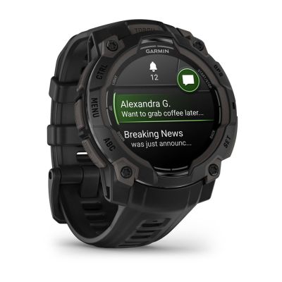 14. Garmin Instinct 3 AMOLED 45 mm Sports Watch, Black