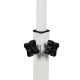 12. MACLEAN MOBILE DESK/LAPTOP STAND, WHITE, HEIGHT ADJUSTMENT 59-89CM, MAX. 30KG MC-121 W